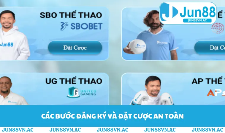 Trang Cá Độ Bóng Đá Uy Tín 2026 - Nhà Cái JUN88 Là Số 1 3 Các bước đăng ký và đặt cược an toàn