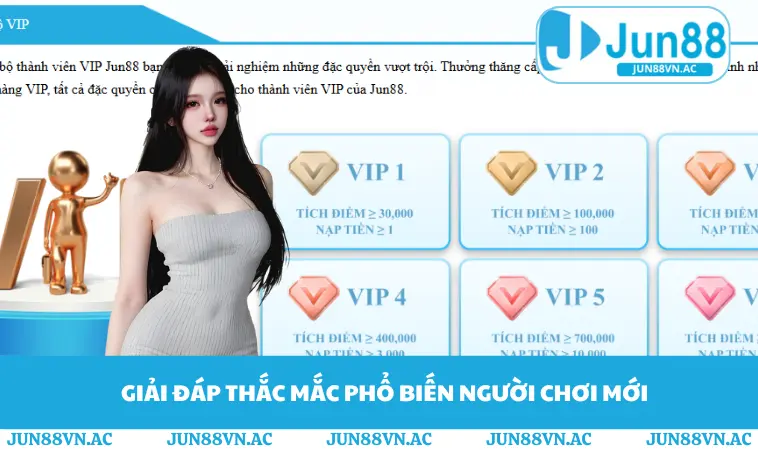 Đăng Ký JUN88 3 Giải đáp thắc mắc phổ biến người chơi mới