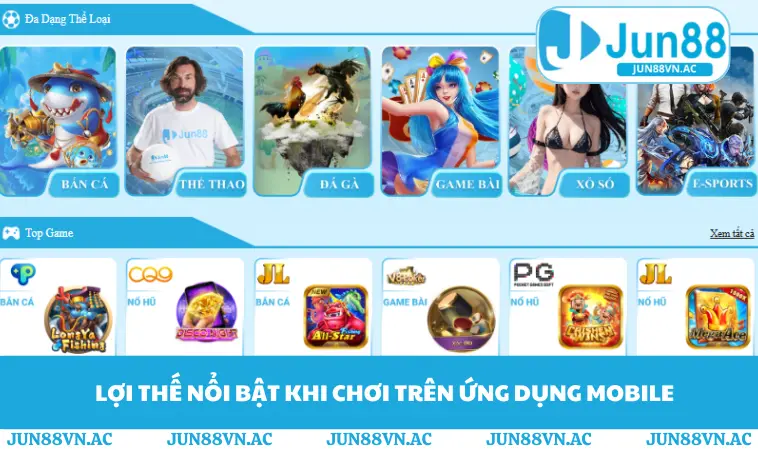 Lợi thế nổi bật khi chơi trên ứng dụng mobile