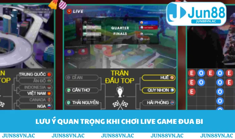 Live Game JUN88 3 Lưu ý quan trọng khi chơi live game đua bi