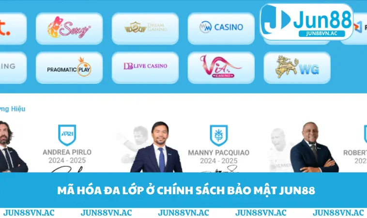 Chính Sách Bảo Mật JUN88 1 Mã hóa đa lớp ở chính sách bảo mật JUN88