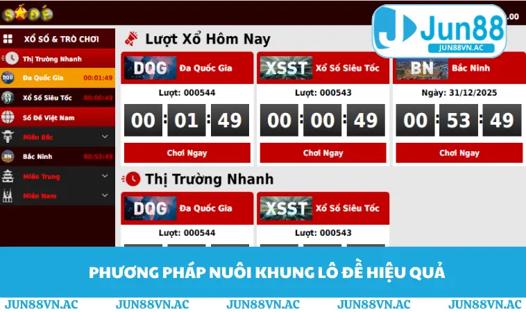 Cách Chơi Lô Đề Có Lãi Từ Cao Thủ Lão Làng JUN88 2 Phương pháp nuôi khung lô đề hiệu quả